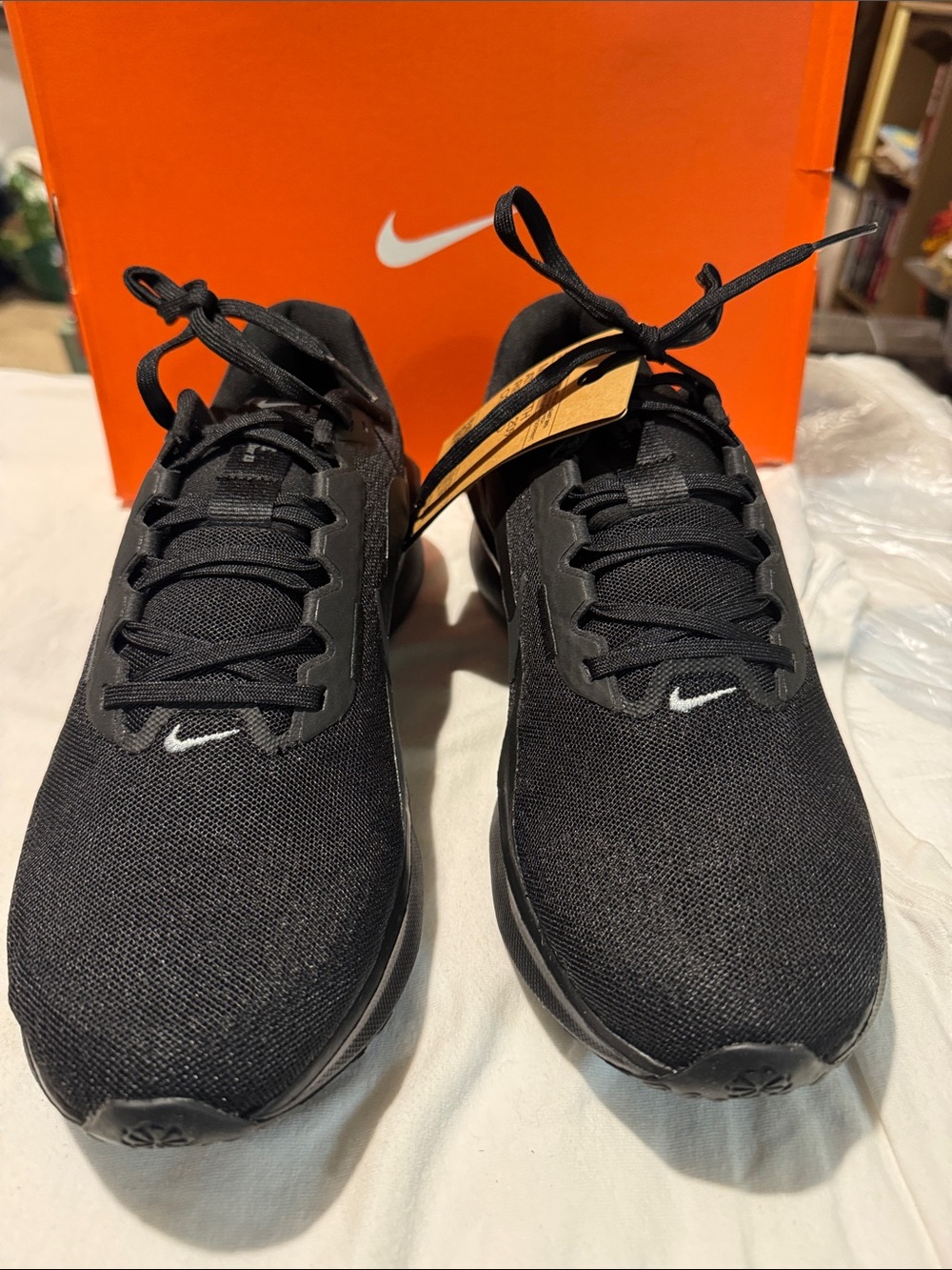 NIB Nike black sneakers size 11.